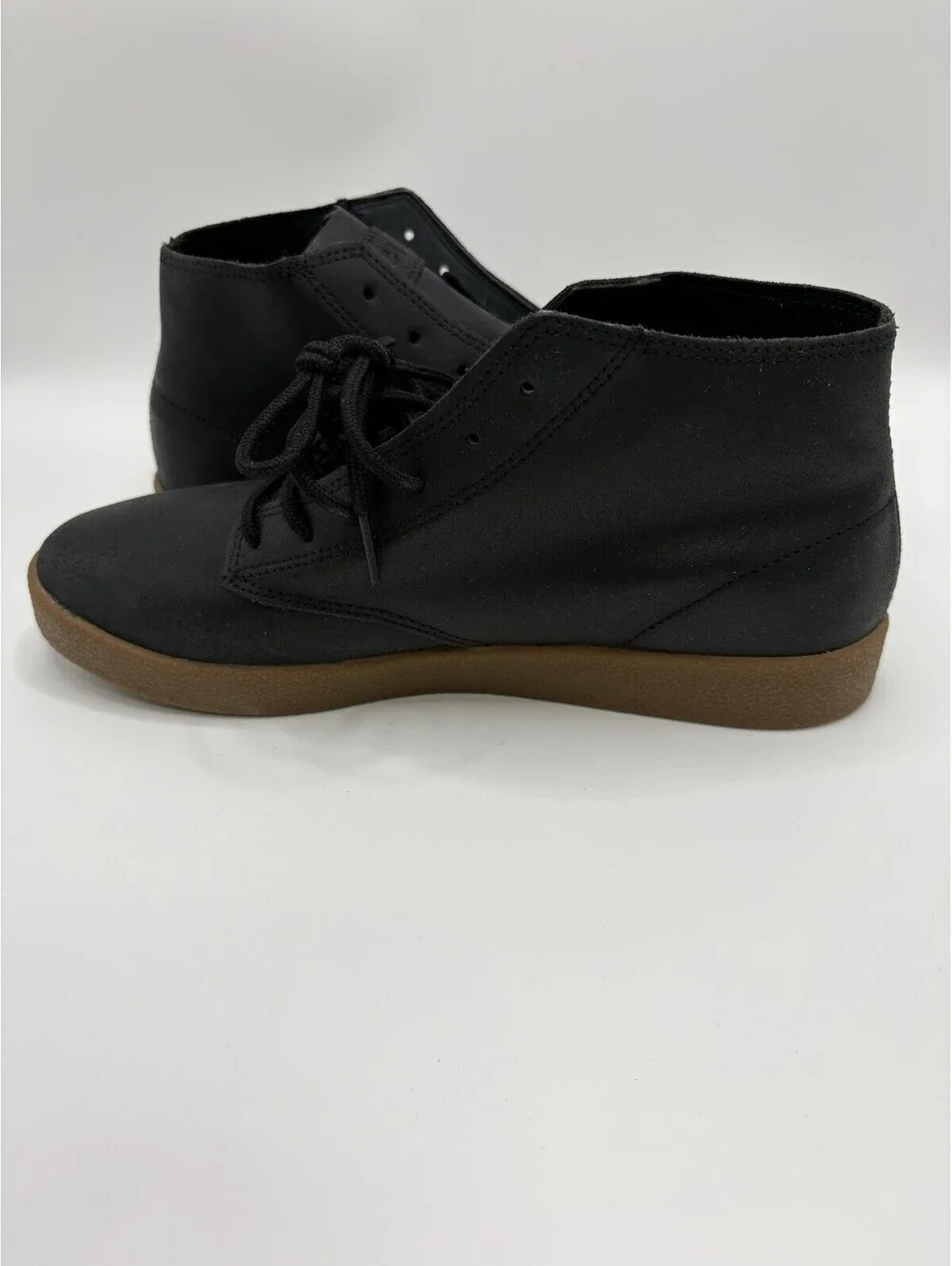 Huf Cooper Black US Mens Size 8 Chukka Leather Shoes Skate NWB